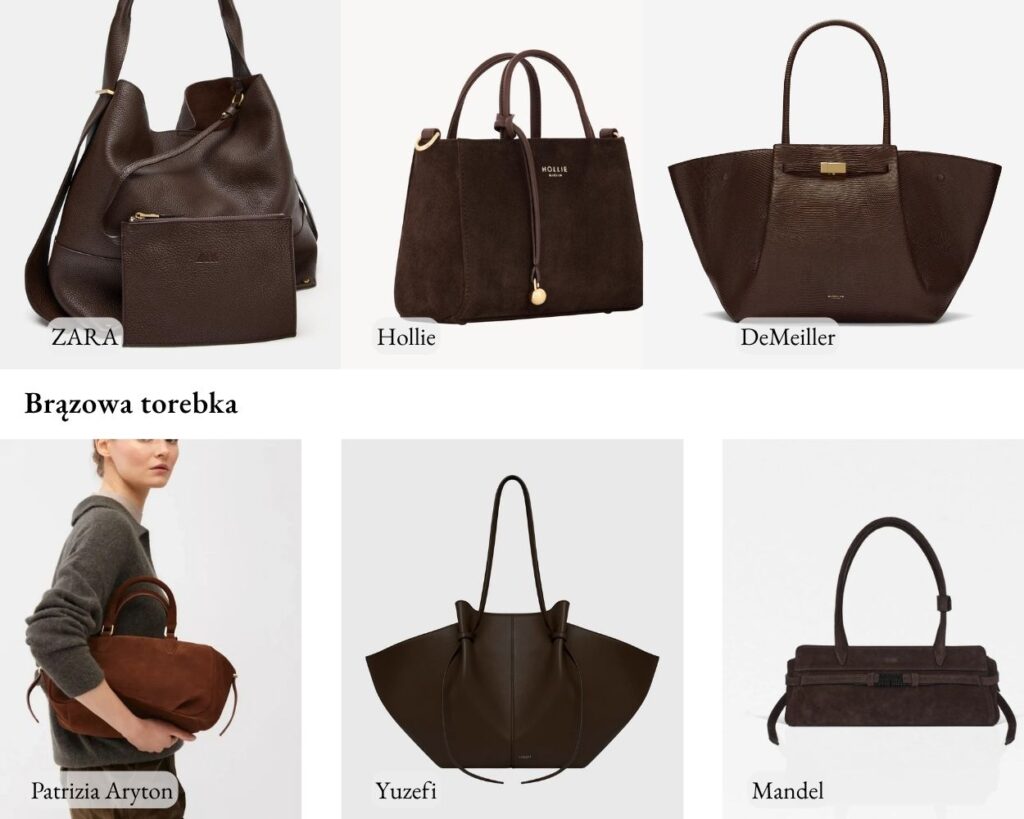 brązowa torebka